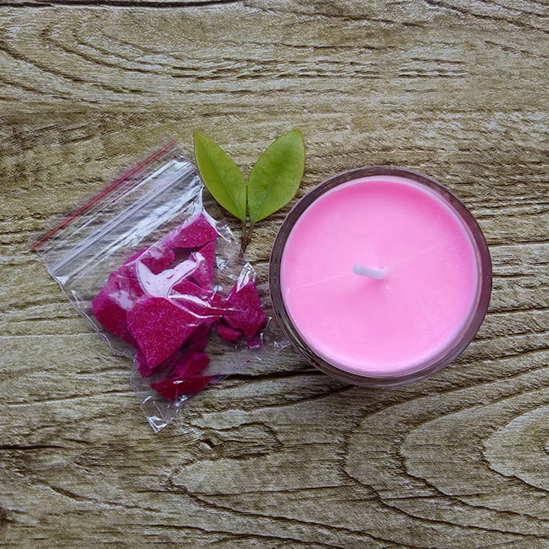 5 г DIY Изготовление воска для свечи краситель краски для соевого масла цвет свечи изготовление поставки пигменты по форме для изготовления Ароматических Свечей - Цвет: Розовый