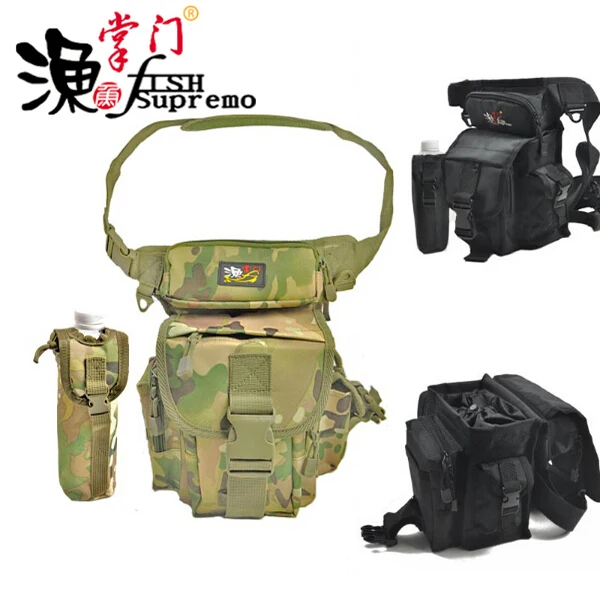 Hot Sale Portable Outdoor Camouflage Black Color Waterproof Fishing Bag
