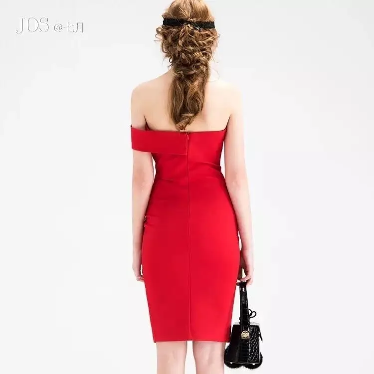 Новое поступление качество летнее платье для девочки factory Румяна Розовый черный красный бандаж голые плечи платья платье+ костюм