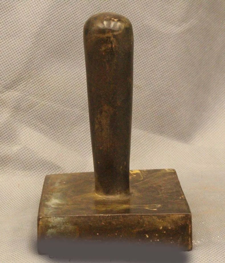 

6"Marked China Chinese Folk Old Bronze Republic Government Seal Statue