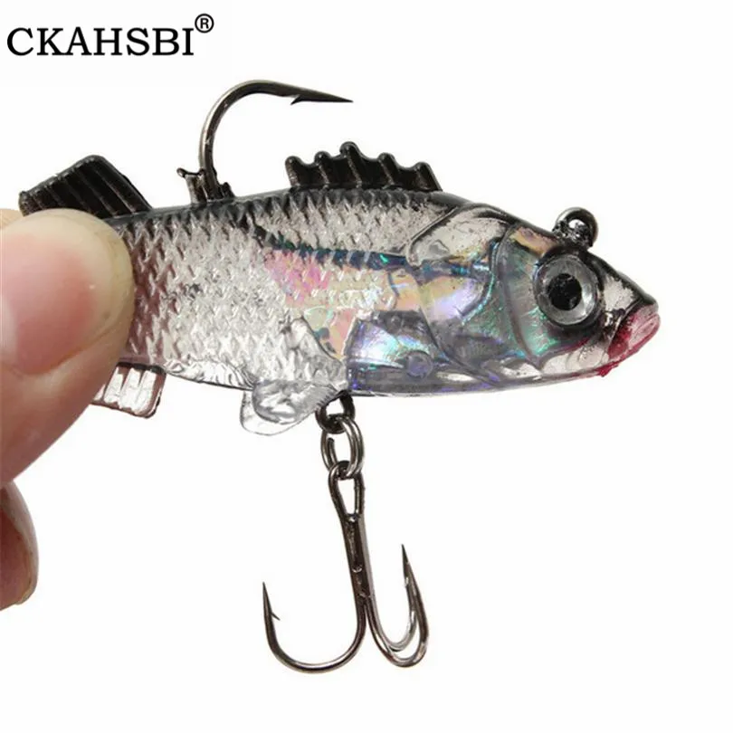 

CKAHSBI Mini Fishing Crankbait Lure Fishing Tackle Swim Fish Fishing Lure Artificial Hard Crank Bait Topwater Wobbler 8.5 x 2cm