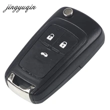 Jingyuqin – coque de clé télécommande pliable, 2/3 boutons, étui pour Vauxhall Opel Zafira Astra Insignia Holden