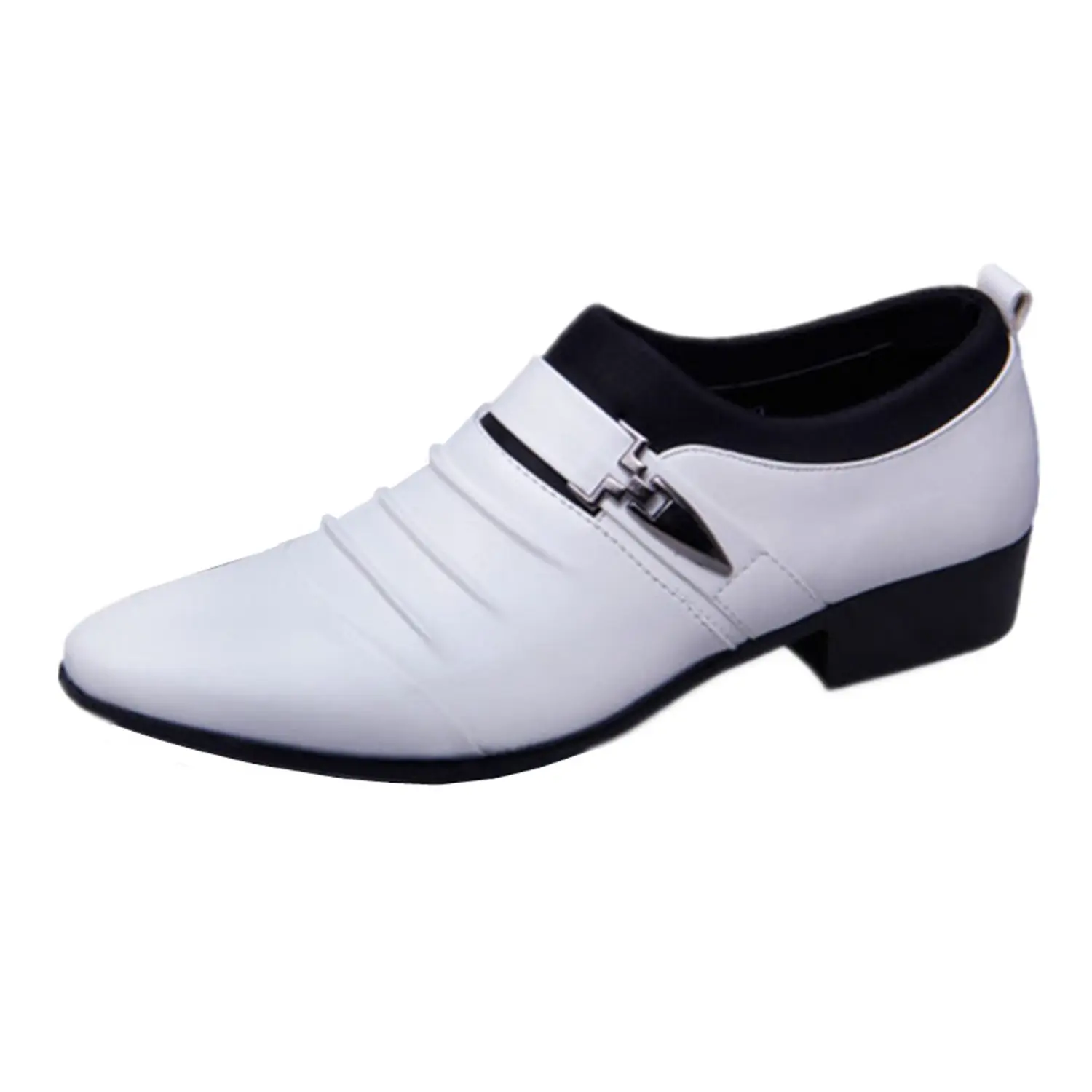 

British Fashion Wedding Flats Shoes Luxury Oxfords Leather Casual Men's Business Suits Men Dress Shoes Artificial Affairs