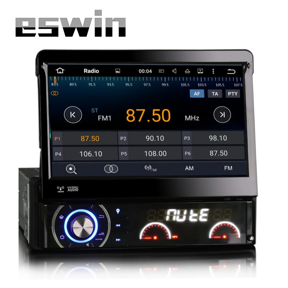 7 inch Android 1DIN Touchscreen Car DVD Player 1024 600 GPS Navigation Auto CD Car Stereo