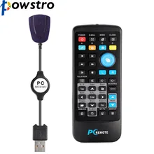 POWSTRO USB ИК Беспроводная мышь Пульт дистанционного управления Лер USB приемник для Loptop PC компьютерный центр Windows Xp/Vista/7/8/10