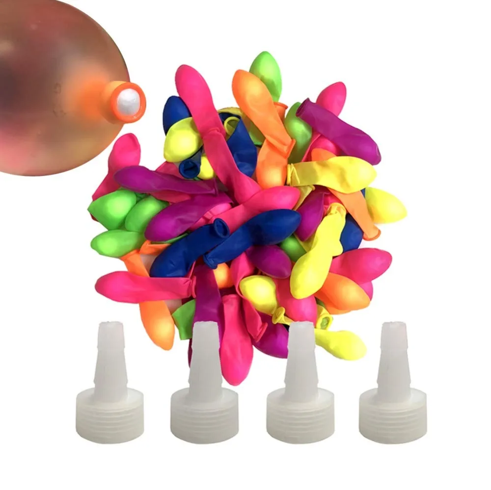 

Water Balloon Self Sealing Latex Water Bomb Balloon 500 PCS with 4 Refill Kit for Water Bomb Game&Summer Outdoor Sport&Party