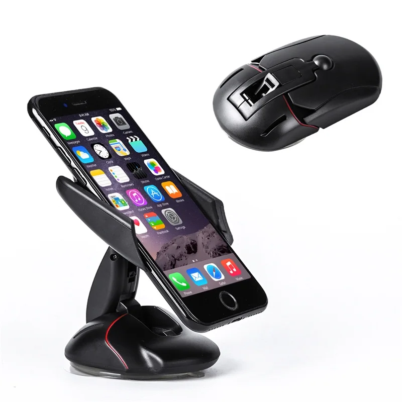 Универсальный держатель для мобильного телефона в форме мыши, вращающееся ветровое стекло на 360 градусов, автомобильный держатель