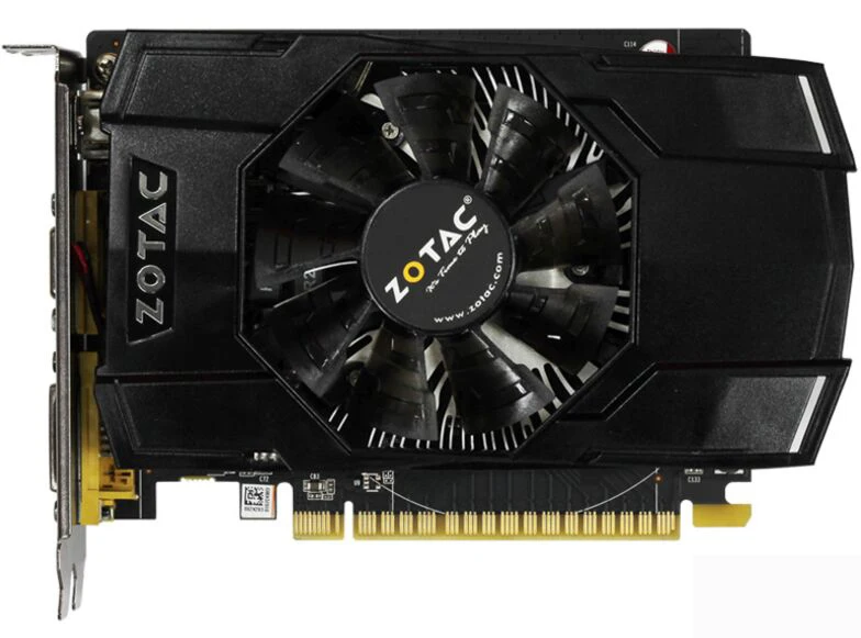 Оригинальная видеокарта ZOTAC GeForce GTX 750, 1 ГБ, 128 бит, GDDR5, видеокарты для nVIDIA GTX750-1GD5, Интернет, Hdmi, Dvi, VGA, TI