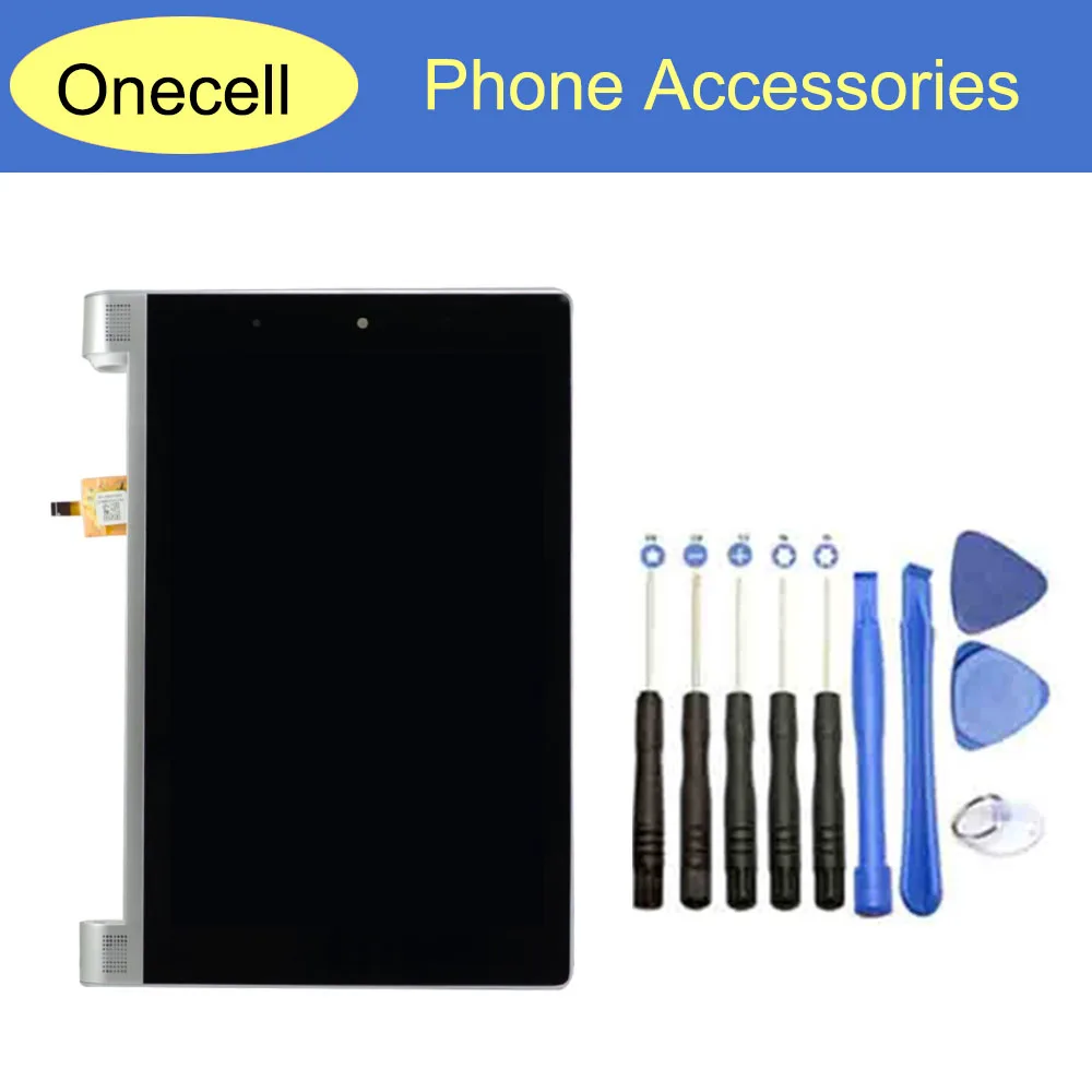 

10Pcs tool+New Full LCD Touch Screen Display Digitizer Assembly With Frame For Lenovo Yoga Tablet 2 830 830F