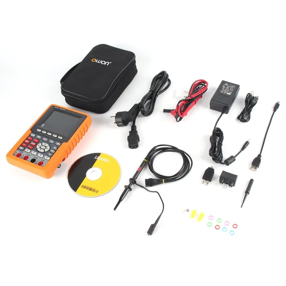 

OWON HDS1021M-N Single channel Handheld Digital Storage Oscilloscope Scopemeter Scope Meter with Multimeter 20MHz 500MSa/s