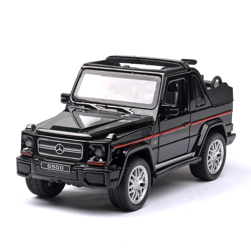 

RBR/C Big Ben G500 Convertible Open Door Music 1:32 Simulation Alloy Car