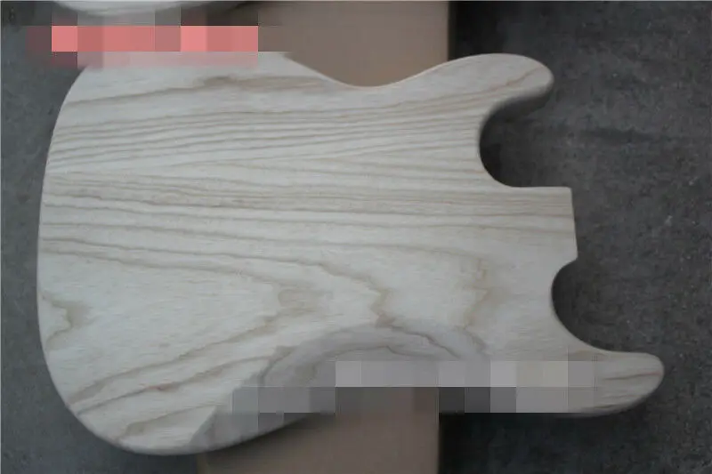 DIY незавершенная замена корпуса гитары для гитара стиля ST корпус из древесины ясеня