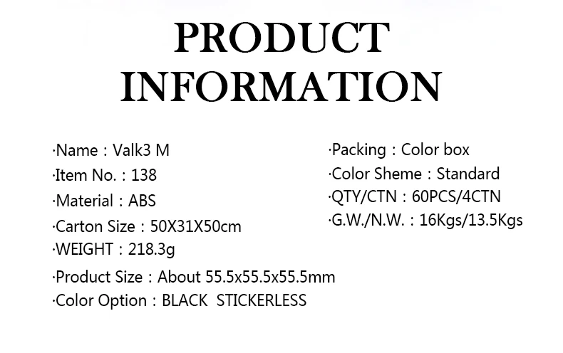 Cubo de Velocidade Cubos de Quebra-cabeça Nova Qiyi Mágica Magnética Valk 3 Stickerless Profissional Ímãs Valk3 m 3x3x3 14 Brinquedos e hobbies