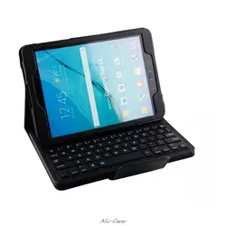 Черный Беспроводной Bluetooth клавиатура складной Folio крышку коробки для Samsung Galaxy Tab S2 9,7 T810 T815