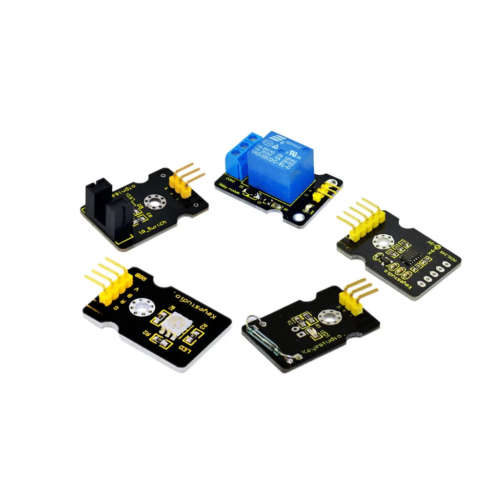 Keyestudio датчик стартер Kit-K4 для Arduino обучения программирования W/UNO R3+ ADL345+ ДЖОЙСТИК+ RGB светодиодный+ 19 проектов