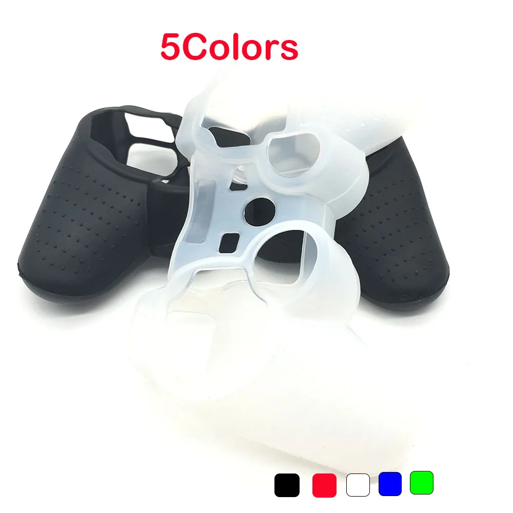 

Multicolor Silicone Rubber Skin Cover Protective Case for Playstation 3 PS3 Controller