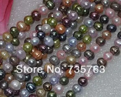 

xiuli 000150 wholesale 10strs 5-6mm luster multicoloured pearl