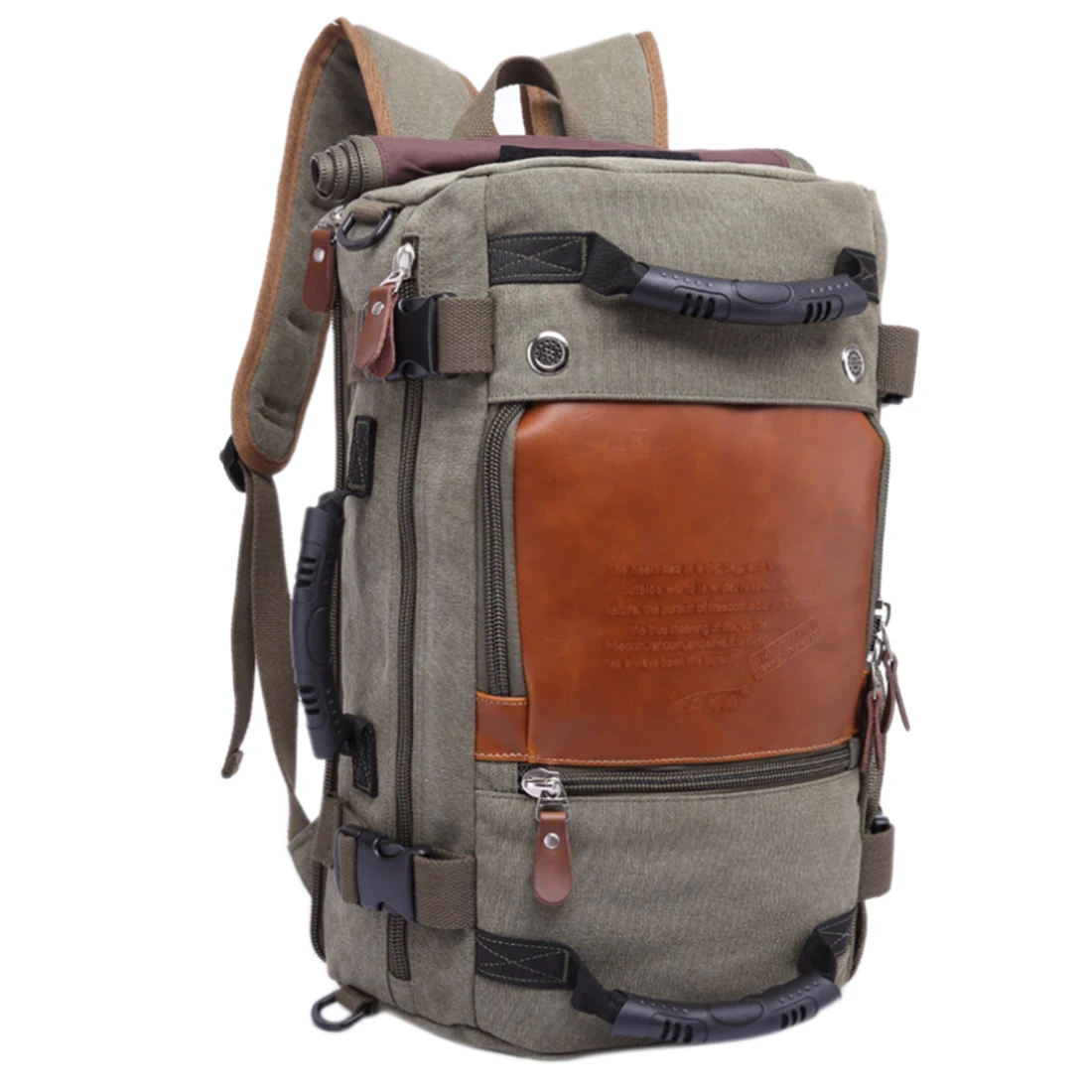 

2018 Canvas Men Women Backpack Multi-Function Big Capacity Bag Pack Travelling Bags For Men Fenale Student Teenager Hot Sale