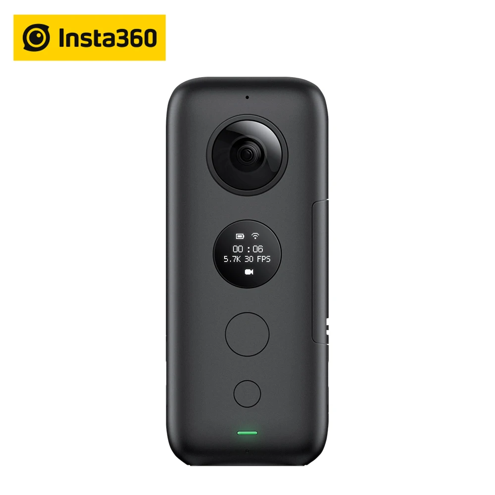 

Insta360 ONE X Action Camera VR 360 Panoramic Camera For iPhone and Android 5.7K Video 18MP Photo Invisible Selfie Stick