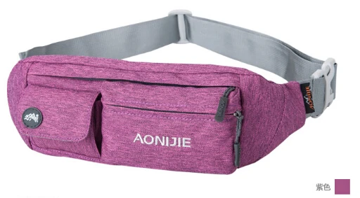 AONIJIE дорожная сумка Пояс Чехол Бум Fanny Pack кошелек ремень Пеший Туризм удобная застежка Спорт Бег