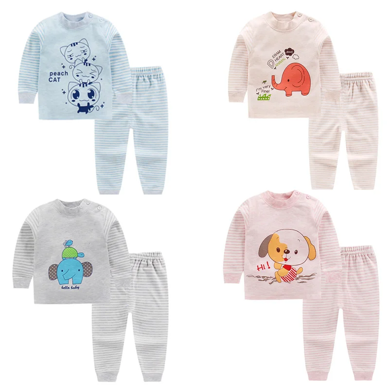 

baby sets T-shirt+Pants 2pcs Autumn Winter Baby Girls boys Clothes Outfit Suit Infant toddler Set Newborn kids children Clothes