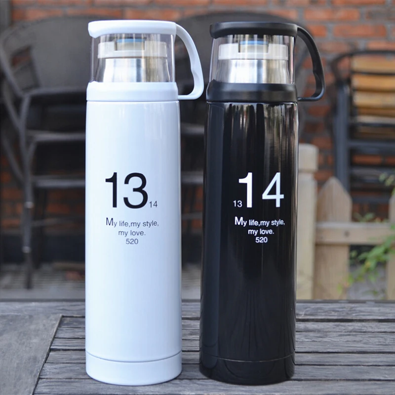 Korea Style Mini Thermos Garrafa With Beautifully Boxed Water Bottle Stainless Steel Vacuum