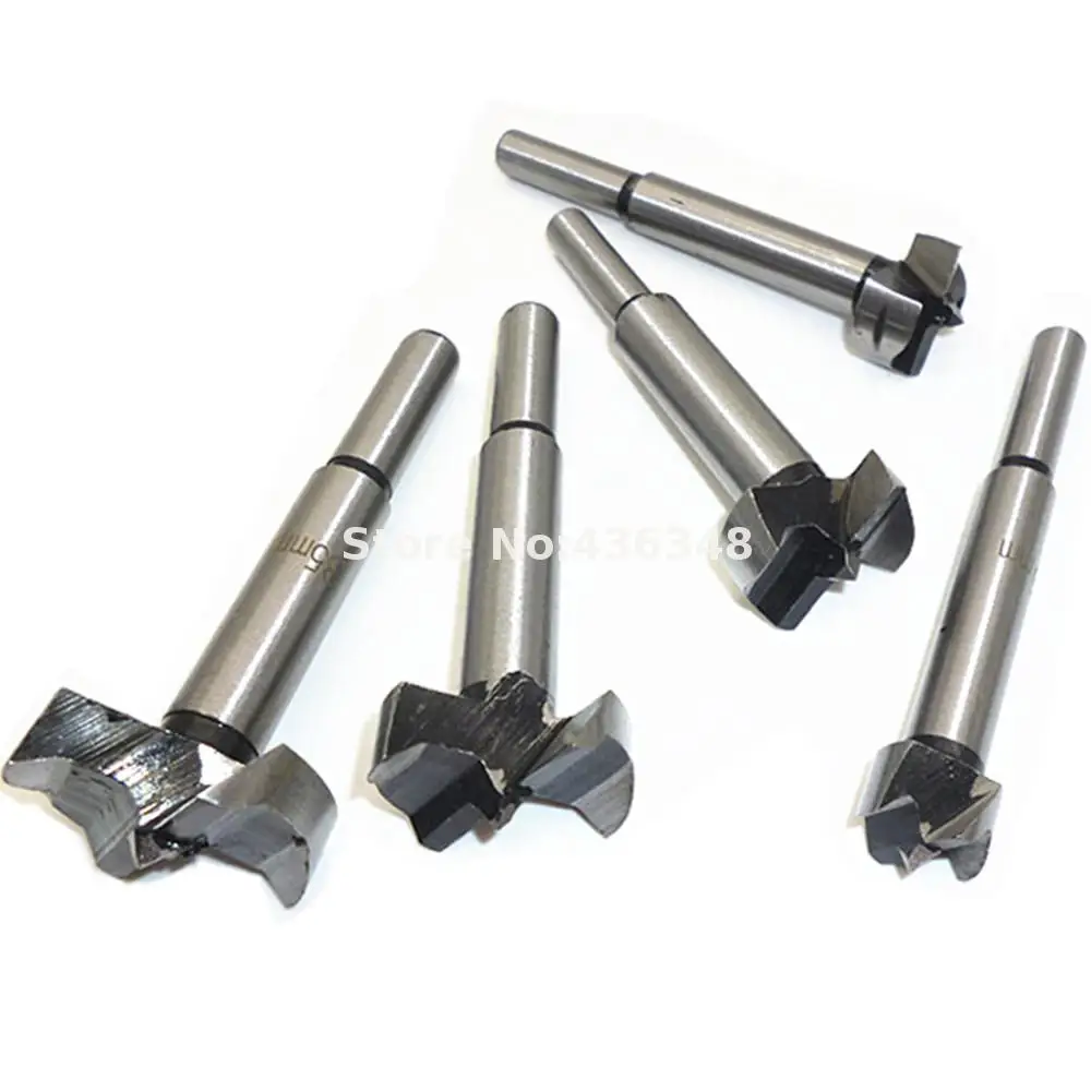 5x Forstner Hinge Hole Boring Cutter Wood Drill Bit Woodwork Boring