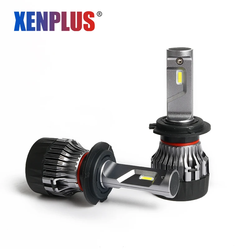Xenplus H7 светодиодный свет фар автомобиля cree чип 5000LM 6500 k h4 h11 hb3 hb4 h13 9006 9004 9007 12 V преобразования лампы