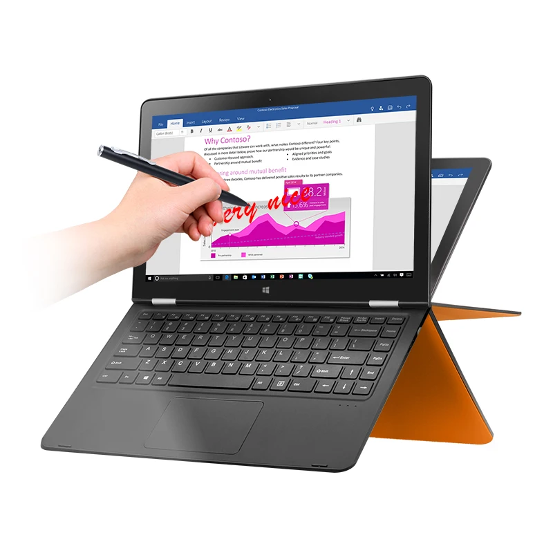 

VOYO VBOOK V3 Pentium series Apollo Lake N4200 Quad Core1.1-2.5GHz Win10 13.3" Tablet pcs IPS With 4GB DDR3L 128GB SSD voyo v3