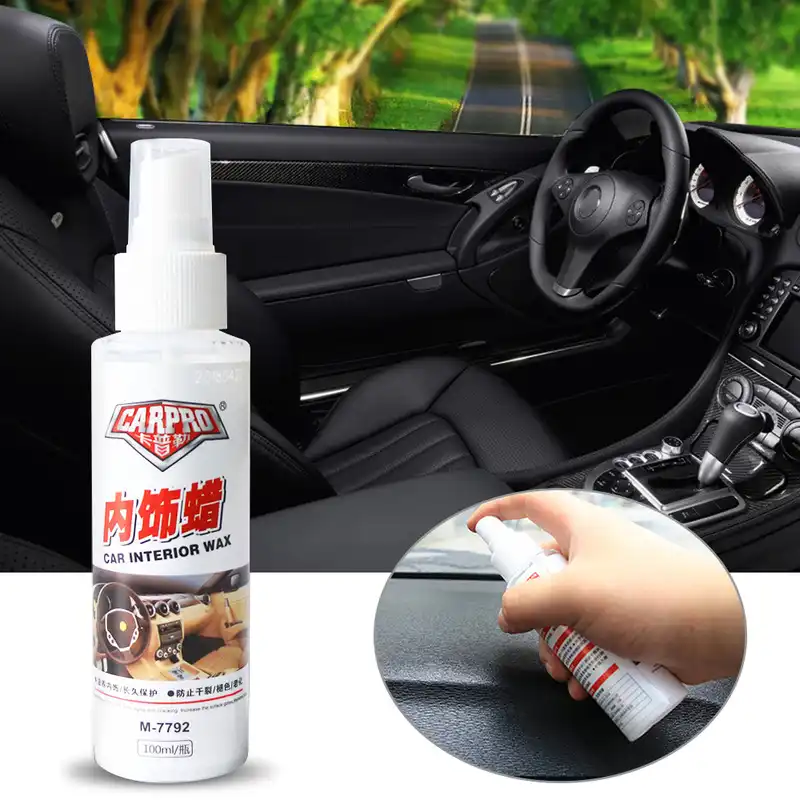 Automobile Interior Leather Seat Polish Wax Panel Dashboard