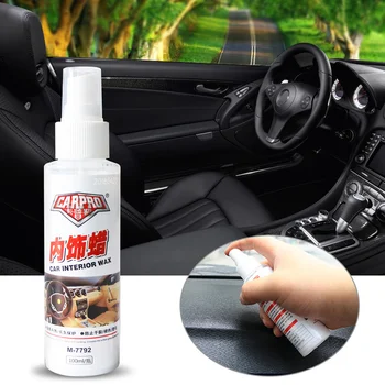 

Car Wax Paint Care Car Interior Detailer Leather Panel Surface Seat Polish Wax Inner Dashboard Cleaner Auto Interior Accessories