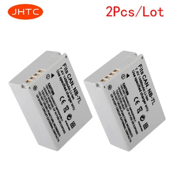 

JHTC 2Pcs/lot 1400mAh High Quality NB-7L Camera Battery For Canon PowerShot G10 G11 G12 SX30IS Battery NB-7L NB7L NB 7L