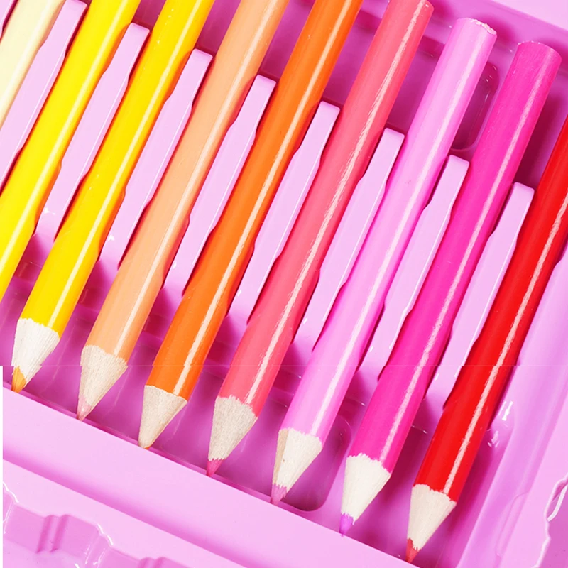 Billige 86 sätze von kinder aquarell stift pinsel farbe stift kreide ölgemälde stick farbe bleistift gouache kunst liefert