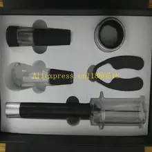 20 компл./лот 5 в 1 давление открывалка для вина набор инструментов открывалка для бутылок вакуумная пробка капельное кольцо Вино Pourer