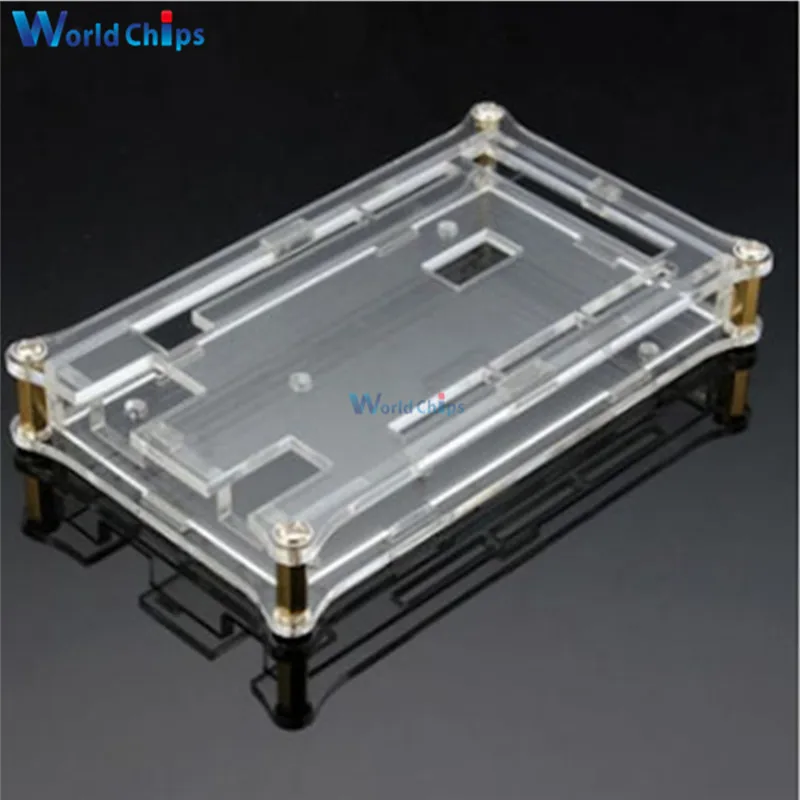 Прозрачный акриловый корпус прозрачный чехол для Arduino MEGA 2560 R3 Board|acrylic case|case boardcase