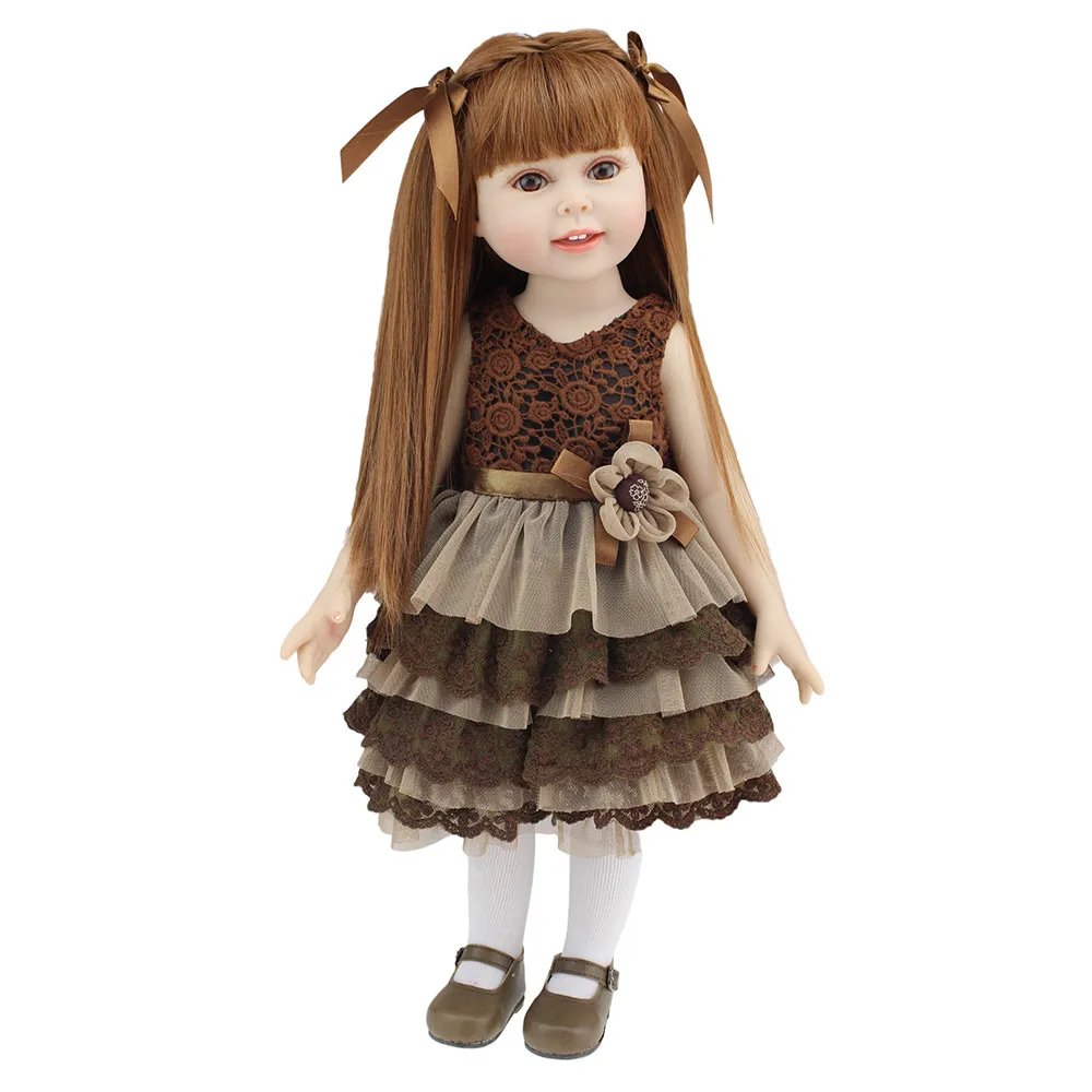 

May Baby #5001 Silicone Reborn Baby Doll Toys with Long hair Realistic Baby Dolls 100% Girl Reborns Kids Drop Shopping
