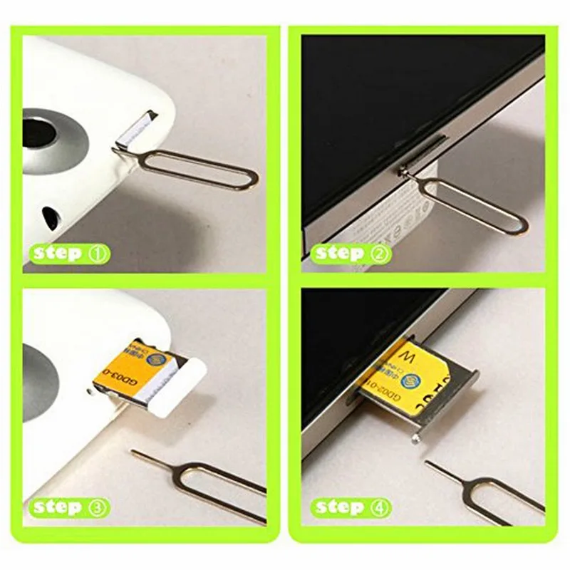 NYFundas Sim Card Tray Open Eject Pin For Apple iPhone X 8 Plus Xiaomi Redmi note 4x mi6 mi a1 mix 2 Smartphone Tool Accessories (3)