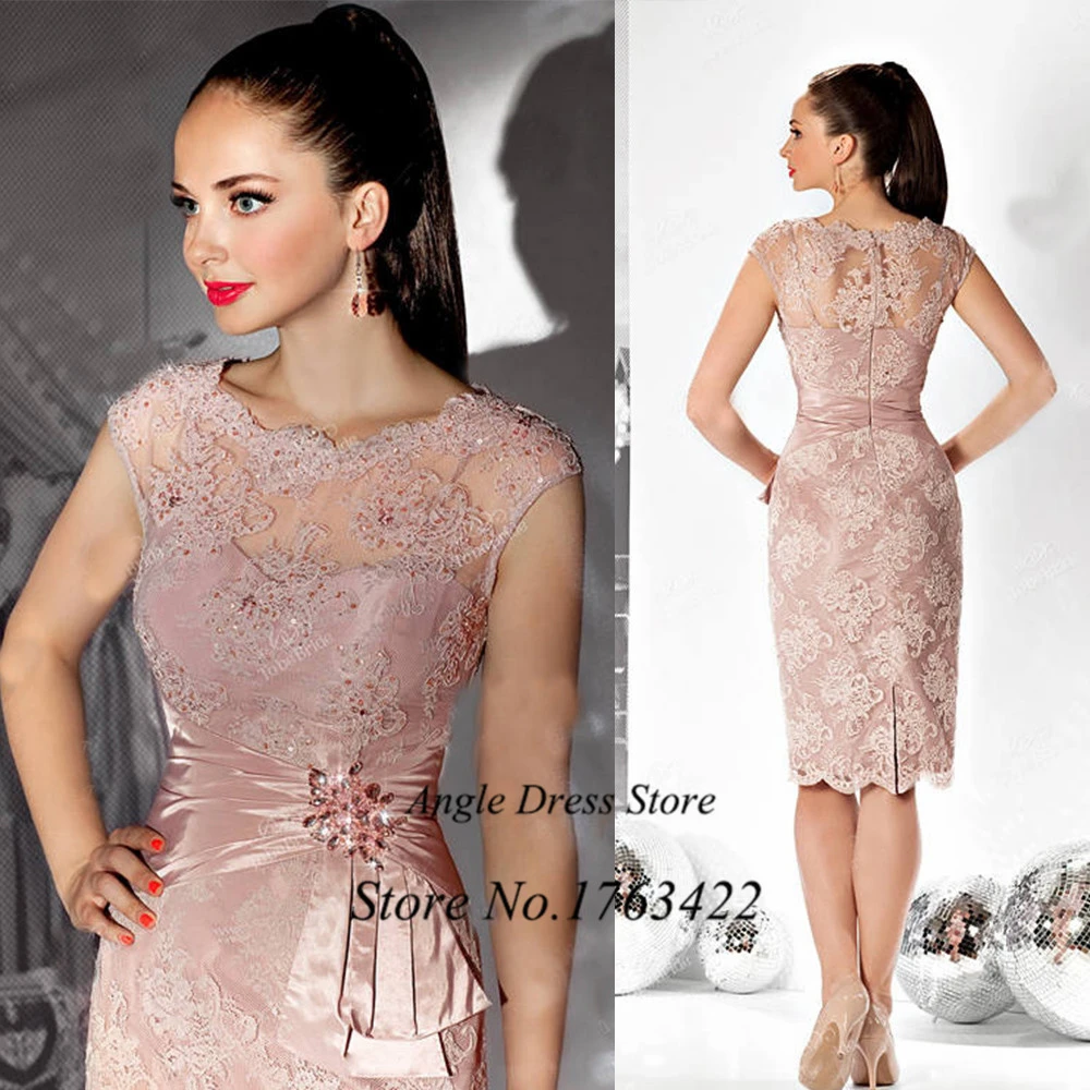 Vente Chaude Vieux Rose Court Mere De La Mariee Robes 16 Gala Jurken Gaine Robe De Soiree Courte Robe De Soiree Courte Aliexpress