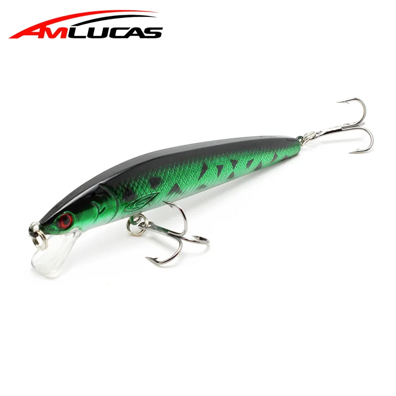 Amlucas الصيد إغراء الطعم الثابت 9.5 سنتيمتر 9g أسماك Crankbait Wobblers بيكي باس الاصطناعي الطعوم بايك السحر الكارب Swimbait WW165