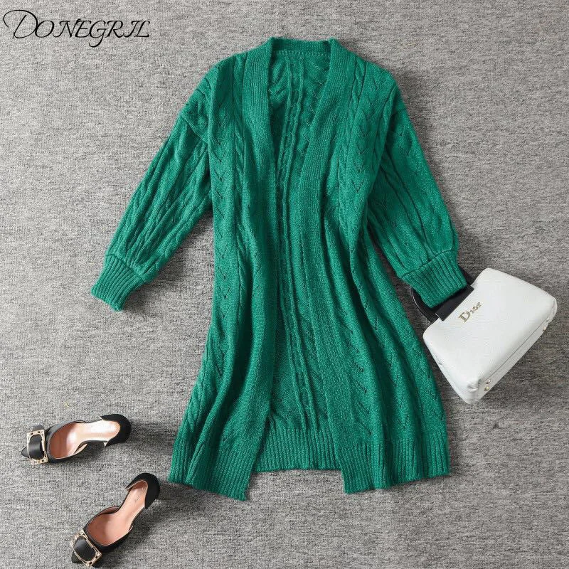 

2018 Women Long Cardigans Spring autumn Open Stitch Poncho Knitting Sweater Cardigans V neck Oversized Cardigan Jacket Coat