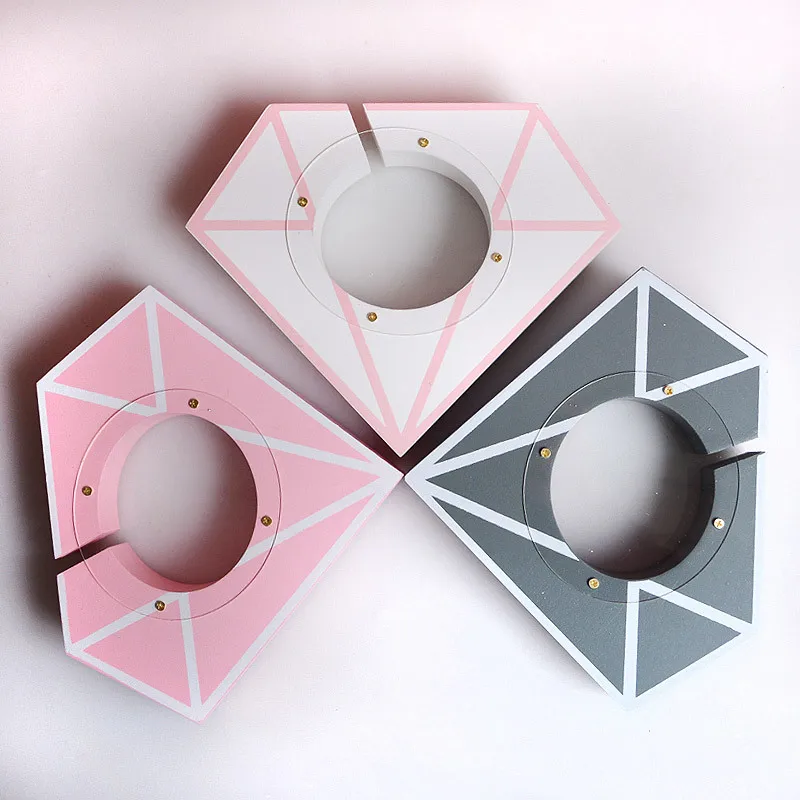 

Creative Diamond Modeling Piggy Bank Cute Girl Heart Wooden Piggy Bank Diamond Craft Ornaments Shooting Props