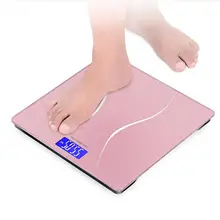 AsyPets Digital Electronic LCD Body Weight Glass Bathroom Waterproof Personal Weighing Body Scale ZK30
