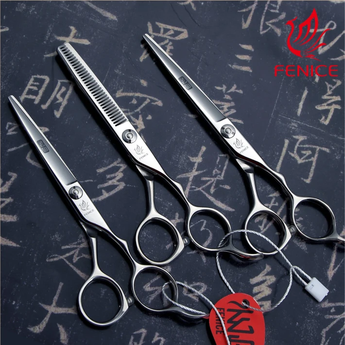 Fenice Professional hair cuting thinning scissors Best hairdressing scissors set, right hand scissors shears set
