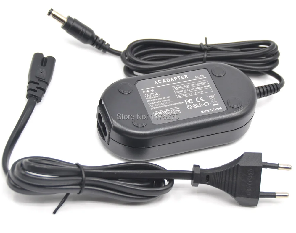 Адаптер питания для фотоаппарата DC 5 5*2 1 8V 3A подходит Фотоаппарата Canon EOS 60D 70D 6D 7D 5D