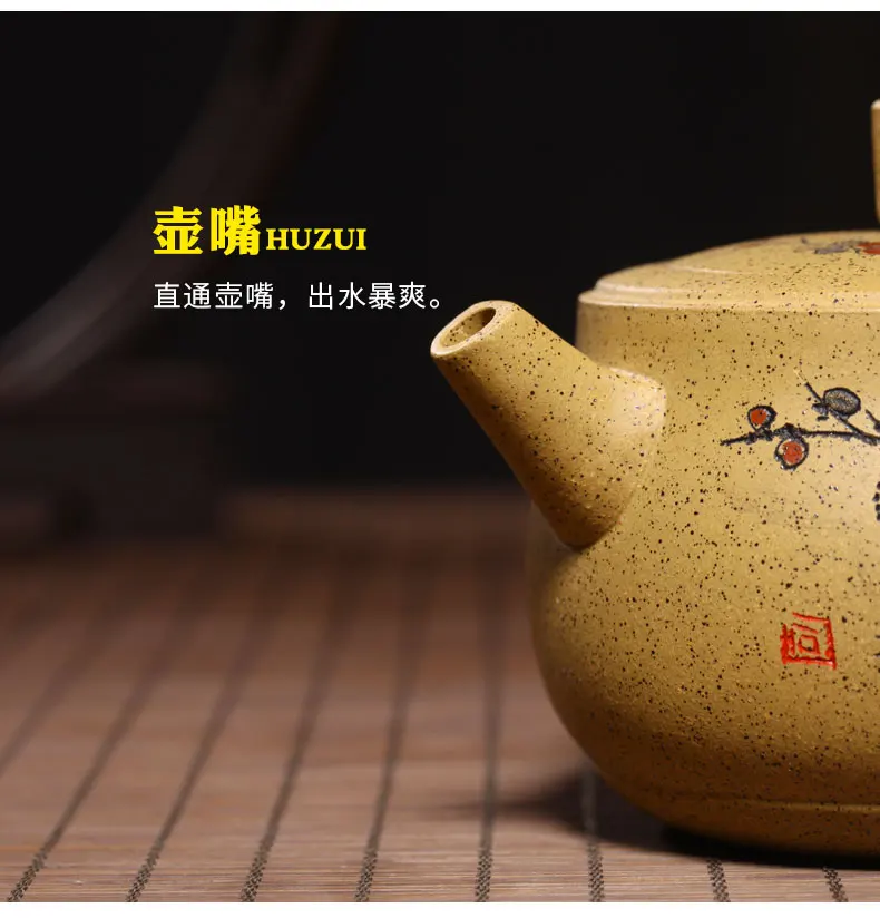 Аутентичный китайский чайник для заварки чая оригинальных минной фиолетовый; песок горшок известный чисто ручной работы Сегмент грязи подарок дома Чай горшок Чай набор темно-Ладан
