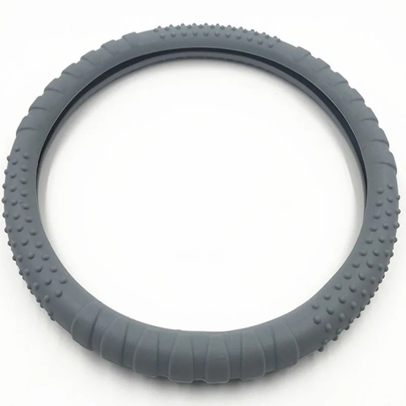 sillicon auto steering wheel cover gray