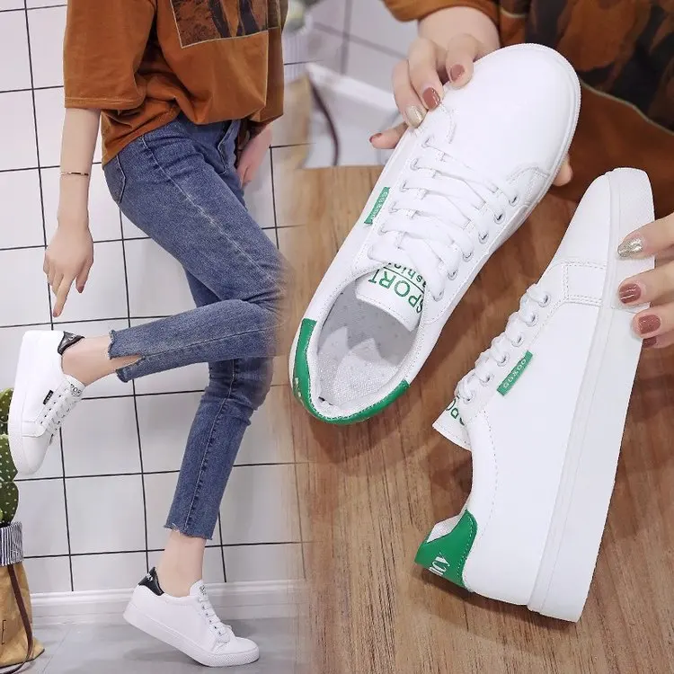 

2019 New Fashion Sneakers Flat Bottom Strap Casual Plate ShoesWomen's Vulcanized Shoes Women Drop Shipping