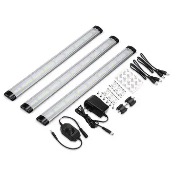 

Under Cabinet LED Lighting Kit Cabinet Light Strips for Kitchen Counter Closet and Shelf with US Plug(Warm White)