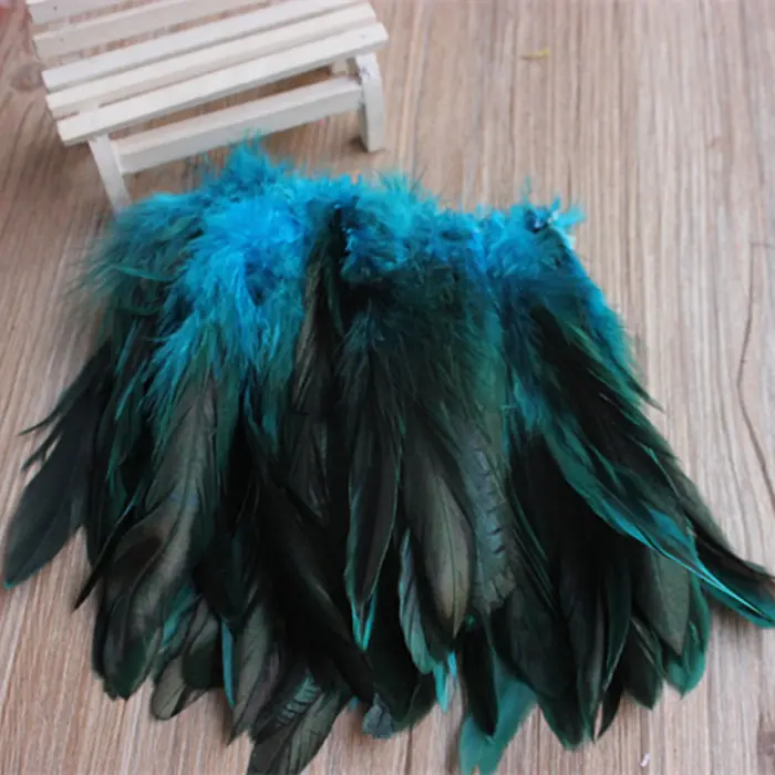 50 шт./лот, продаем высококачественные окрашенные перья фазана, выбор цветов 12,5-20 см/5-8 дюймов - Цвет: sky blue