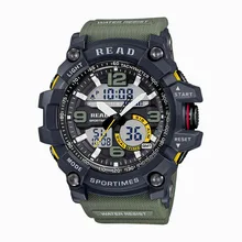 Спортивные часы для мужчин, водонепроницаемые цифровые часы, светодиодный, большие часы, мужские 90001, Montre Homme, военные, большие мужские часы